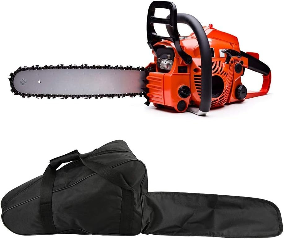 Estuche para motosierra, almacenamiento de cadena de motosierra, bolsa de transporte para motosierra, soporte de protección portátil, impermeable,