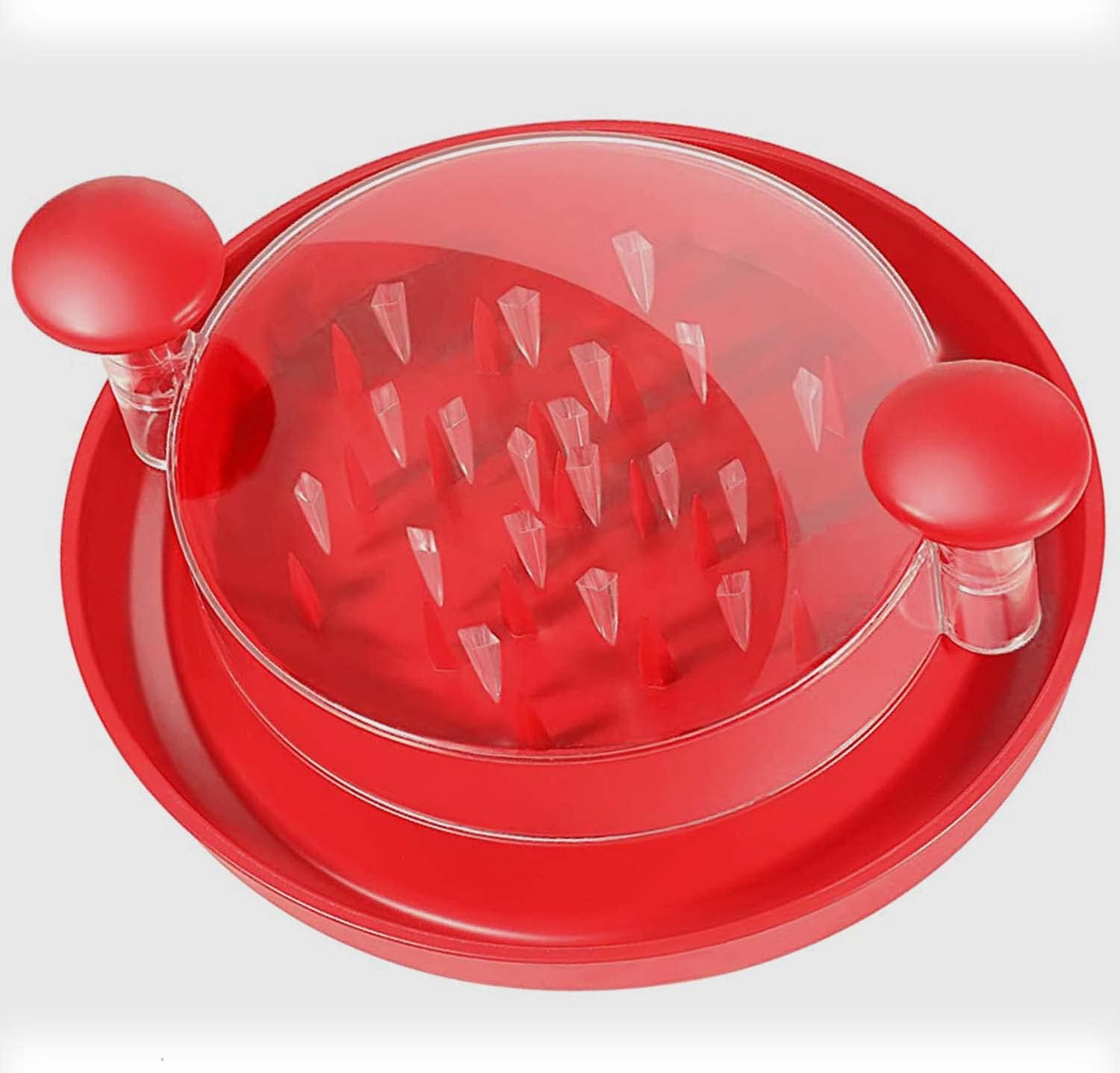 Trituradora de pollo, trituradora de carne Pro con cubierta transparente visible y base antideslizante para pechuga de pollo, cerdo y carne de res,