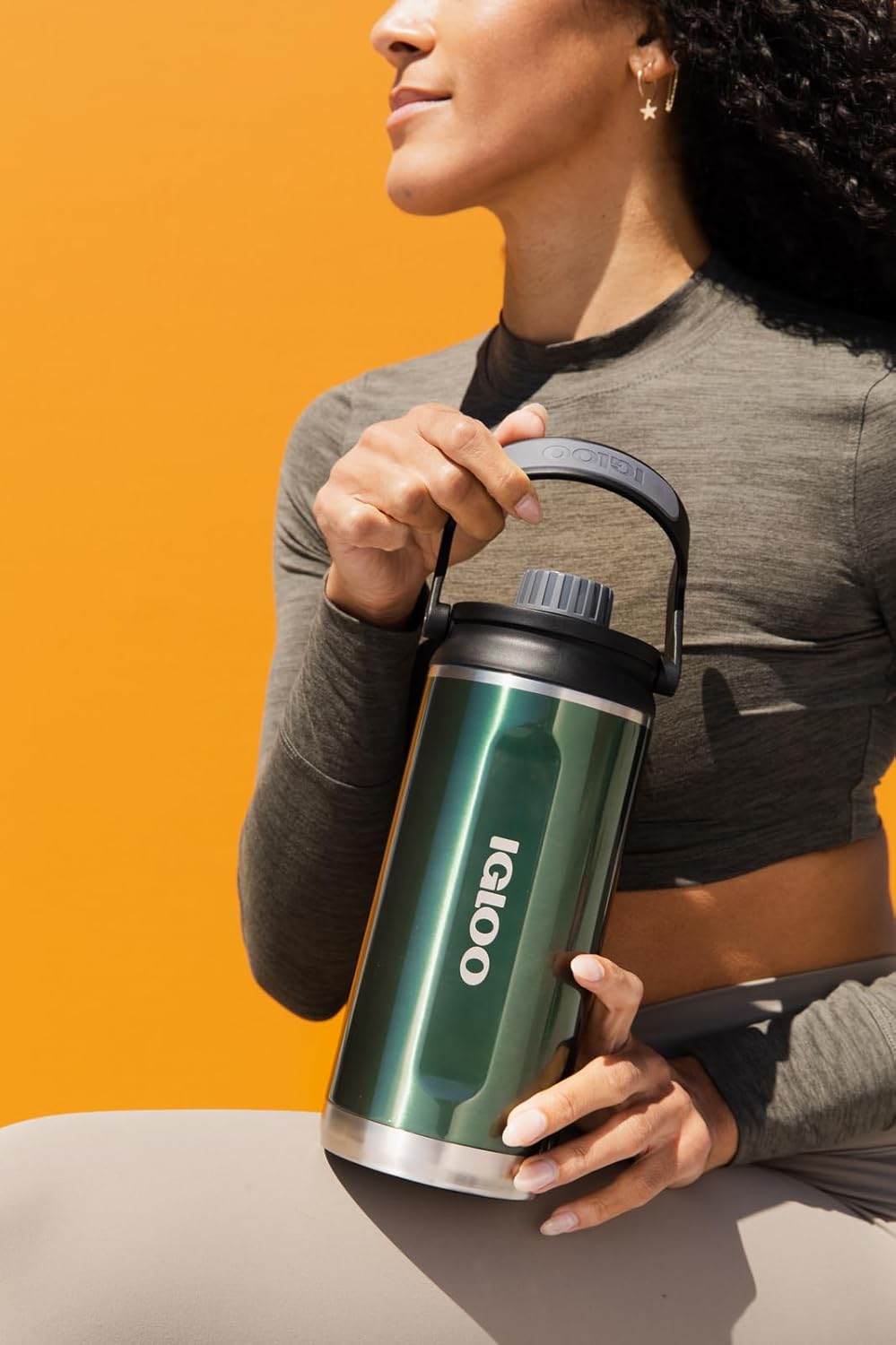 Igloo Botella de acero inoxidable, Twist ‘n’ Chug