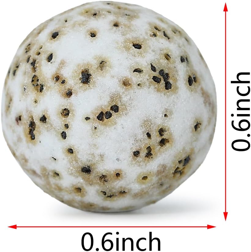 JIHAQUA Anillos de filtro de cerámica para acuario, bola de cerámica bio para agua dulce, tanque de peces marinos, filtro de recipiente, estanque