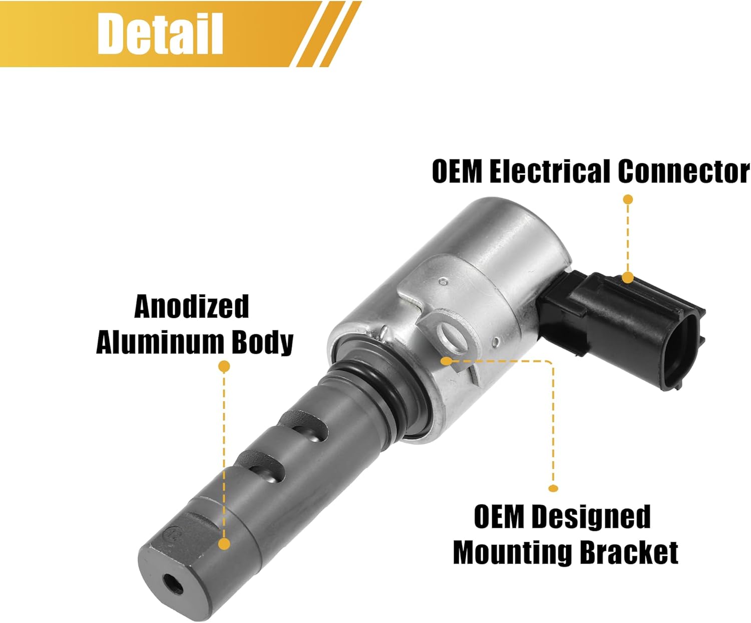 X AUTOHAUX 2 unids 15330-0F010 15340-0F010 Control de aceite variable válvula VVT solenoide para Lexus GS 400 1998 1999 2000 para Lexus GS 430 1998