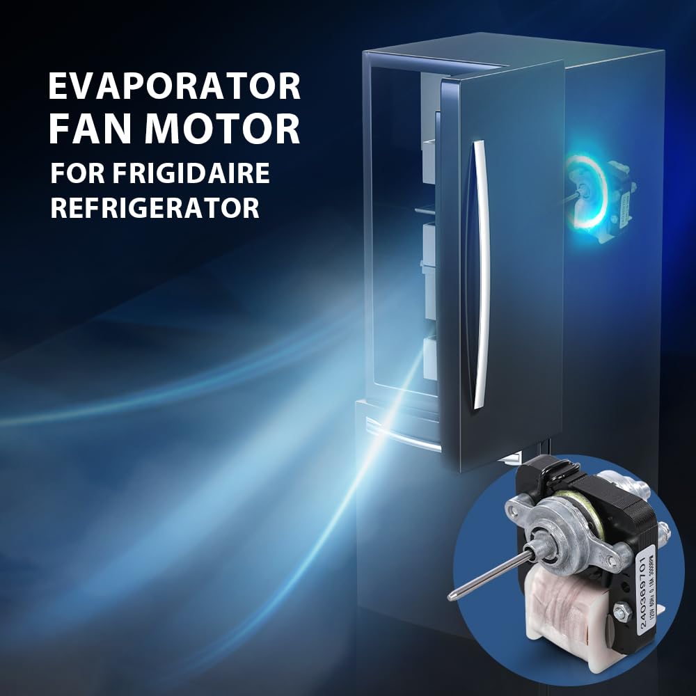 GRAND ORANGE Motor del ventilador del evaporador apto para refrigerador Frigidaire 240369701
