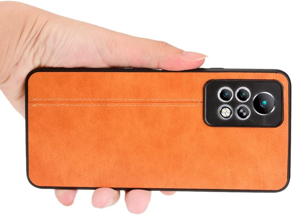 Funda de teléfono para Infinix Note 11 Pro11s, funda para Infinix Note 11 Pro11s Funda protectora de piel sintética tipo vaca, antideslizante, a