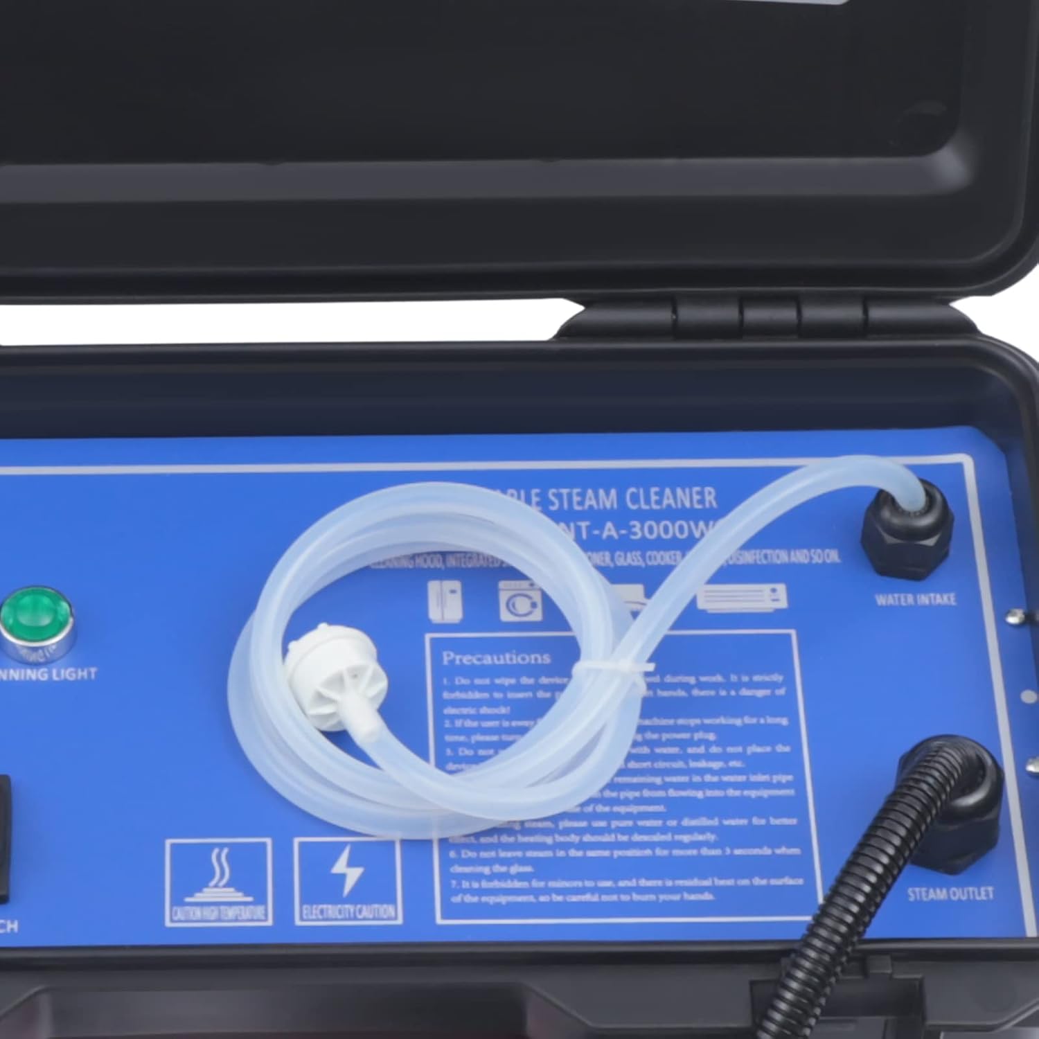 Limpiador de vapor de alta presión de 1700 W, limpiador de vapor bajo demanda y eliminación de papel tapiz, sistema de máquina de limpieza de vapor