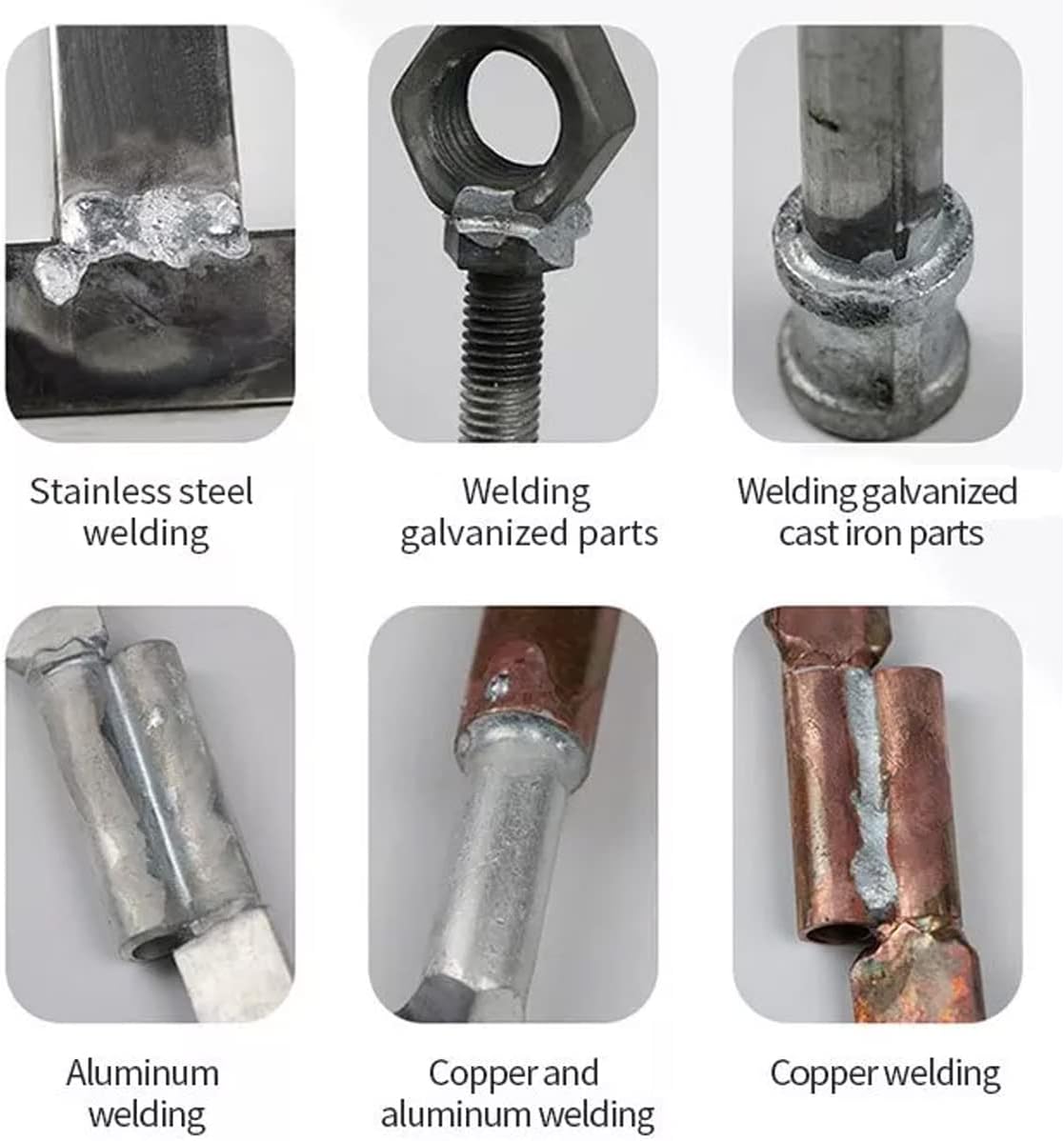 Alambre de soldadura universal de metal de 1.6 mma, alambre de soldadura de núcleo de fundente, solución de fusión fácil de baja temperatura,