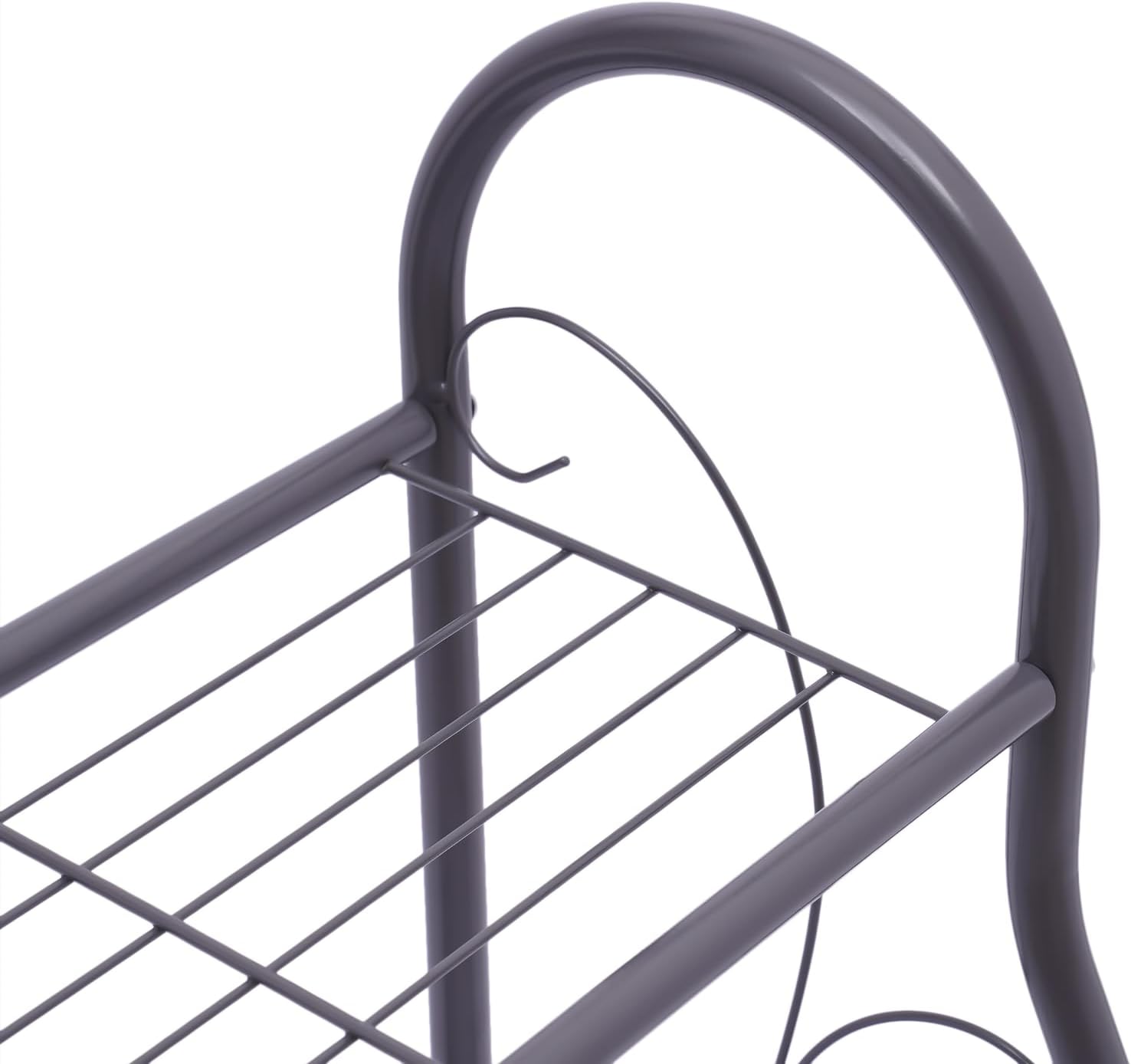 Soporte para plantas de 3 niveles, soporte para macetas de flores para interiores y exteriores, soportes altos de esquina para patio, jardín,