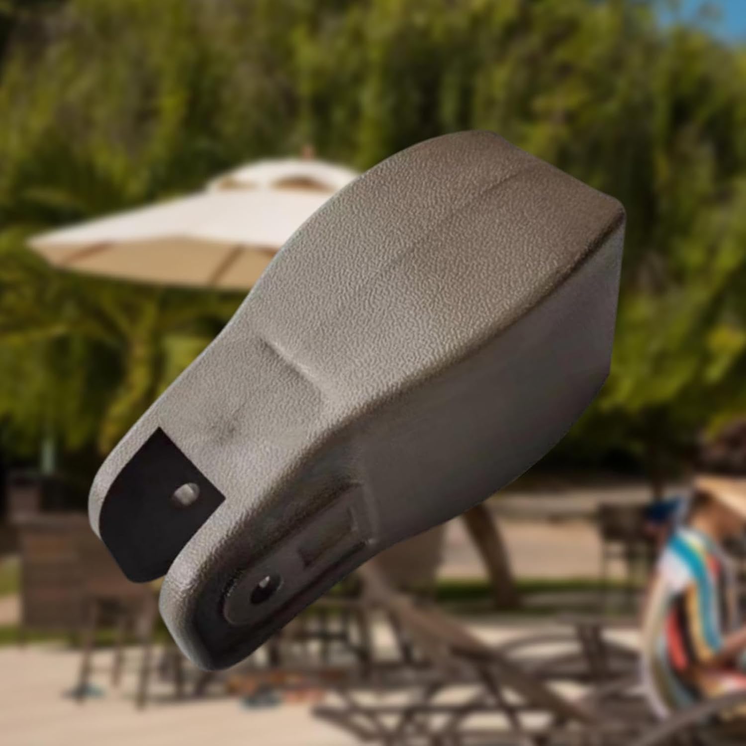 KLKCMS Accesorios para sombrilla de patio, tapa de poste de columna recta, práctica pieza ligera para patio, sombrilla de playa, balcón al aire libre