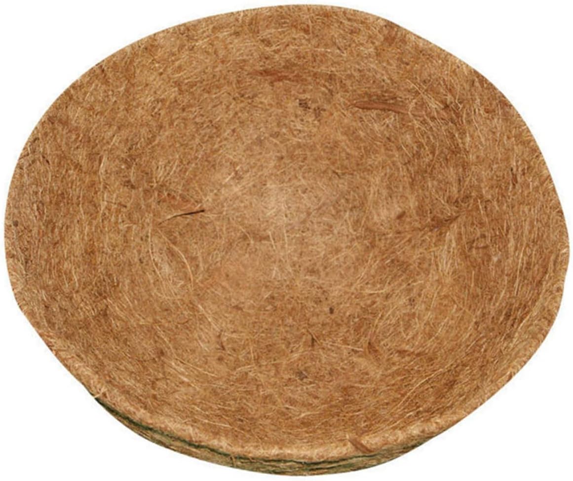 Amosfun 4 piezas de revestimiento de maceta de cubierta de coco para macetas, forros de macetas de fibra de coco, inserto de maceta, prácticos