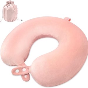 urnexttour Almohada de viaje, la mejor almohada de espuma viscoelástica para soporte de cabeza, almohada cervical de viaje suave para avión, urnexttour Almohada de viaje, la mejor almohada de espuma viscoelástica para soporte de cabeza, almohada cervical de viaje suave para avión,