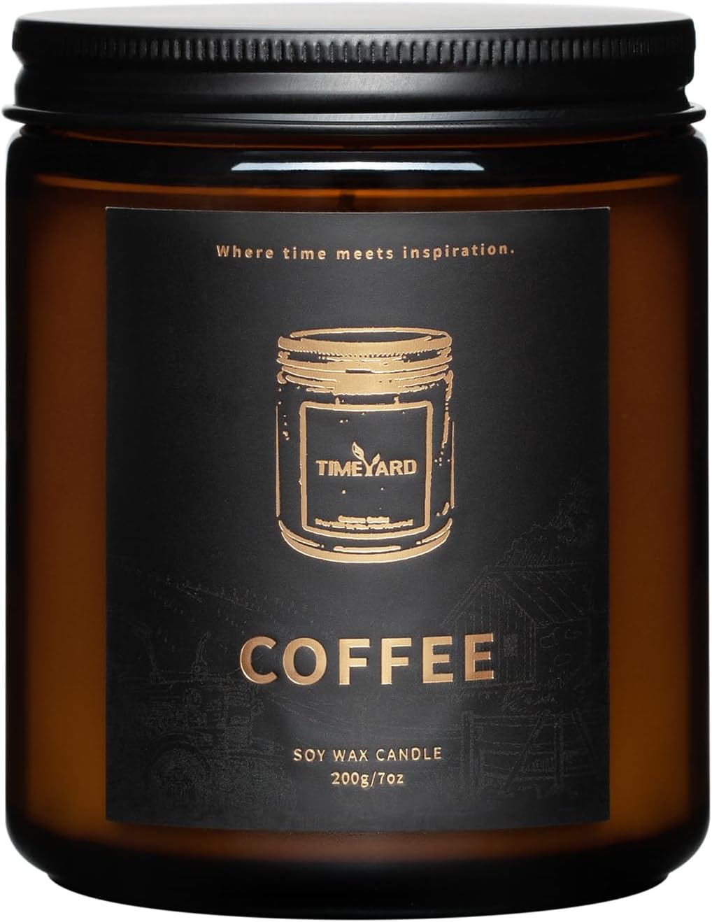 TIMEYARD Velas perfumadas de café para el hogar, regalo de vela para mujeres en el baño, regalo de inauguración de la casa para hombres y mujeres,
