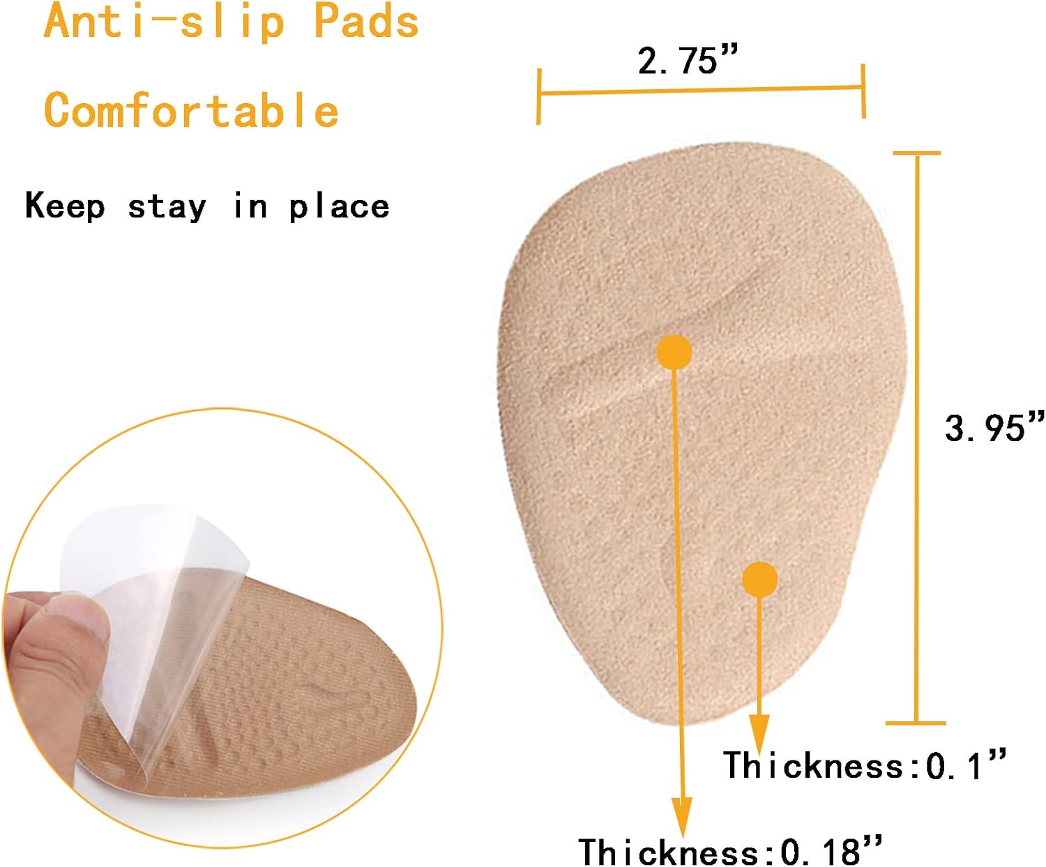 8 pares de almohadillas metatarsianas de bola de pies, almohadillas de gel para pies de bolas de gel Mortons Neuroma Callus alivio del dolor de