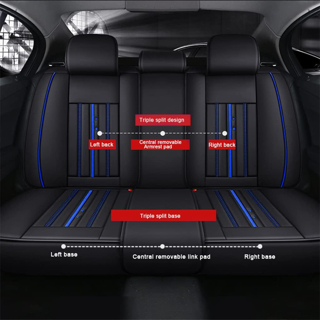 Fundas de asiento delantero y trasero de lujo con cojines para reposacabezas para Volvo XC40 XC60 XC70, funda de asiento de automóvil, resistente al