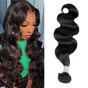 Zezejenhu – Manojos de cabello humano virgen brasileño ondulado 12A, extensiones de cabello humano Remy brasileño para mujeres negras, color negro Zezejenhu – Manojos de cabello humano virgen brasileño ondulado 12A, extensiones de cabello humano Remy brasileño para mujeres negras, color negro