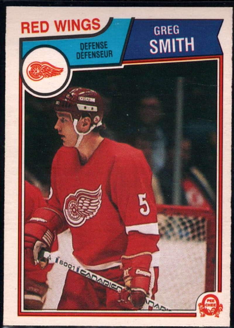 Hockey NHL 1983-84 O-Pee-Chee #130 Greg Smith Red Wings