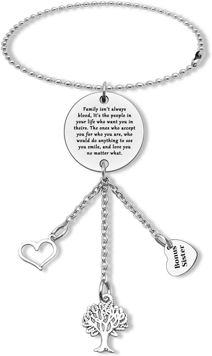 Adorno colgante de automóvil, regalos para cuñada no biológica, regalo para cuñada, regalos adicionales para hermana de hermana, regalos de Navidad,