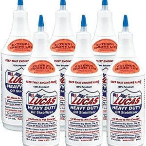 Lucas – Estabilizador de aceite resistente (1 cuarto de galón), paquete de 6 Lucas – Estabilizador de aceite resistente (1 cuarto de galón), paquete de 6
