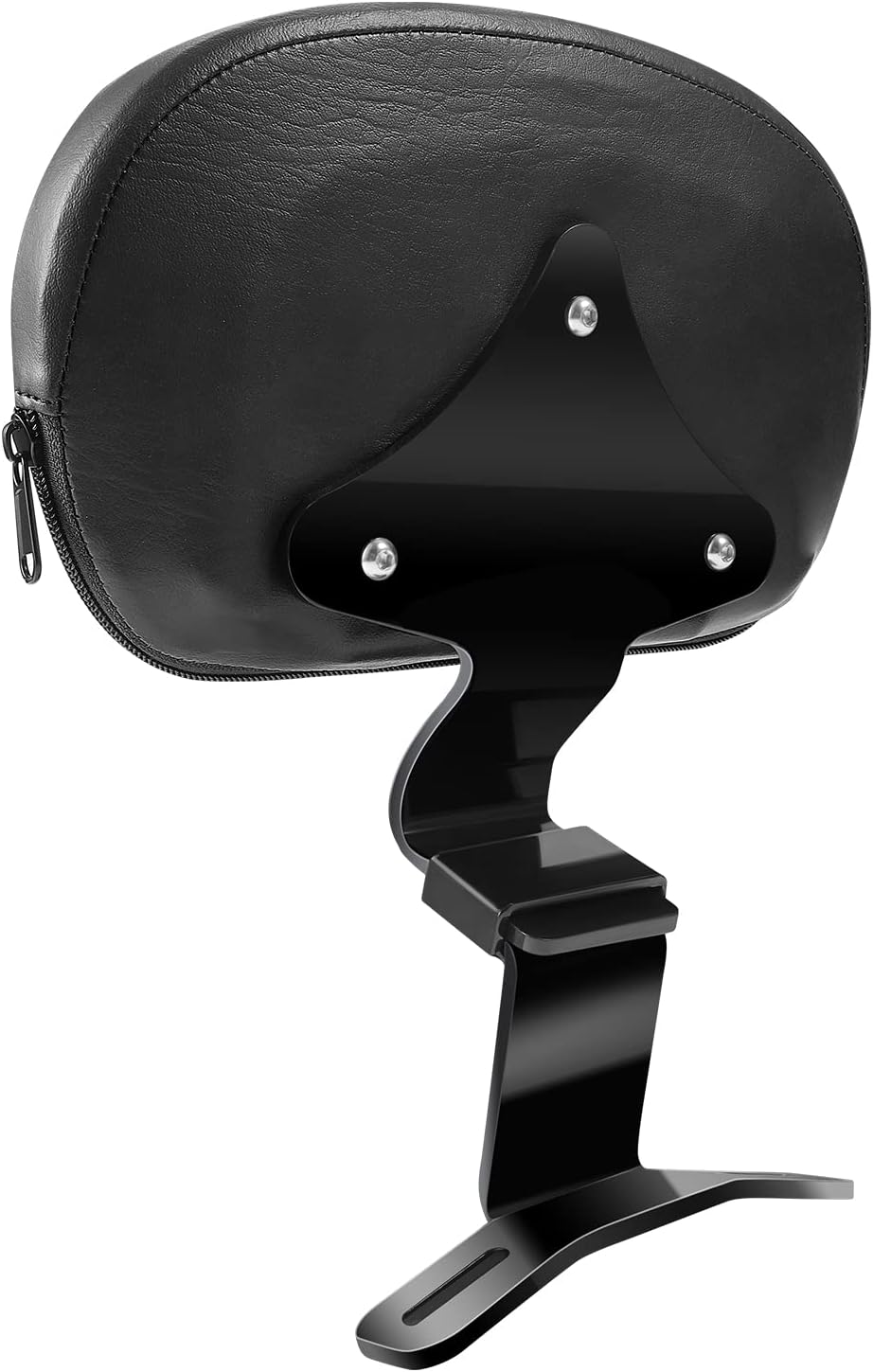Almohadilla para respaldo delantero del conductor compatible con Harley Touring CVO Street Glide Electra Glide Road King Road Glide 2009-2022 (negro)