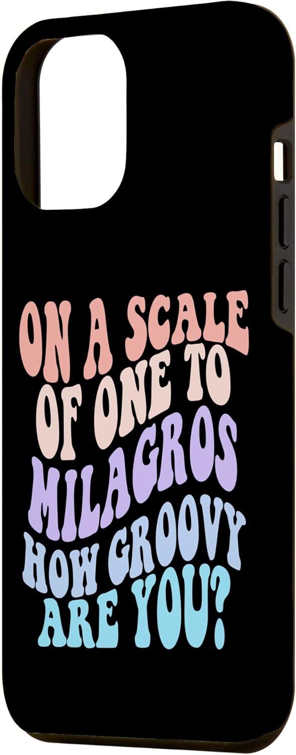 iPhone 12 Pro Max MILAGROS Cute Retro Girls Groovy MILAGROS Personalized Name Case