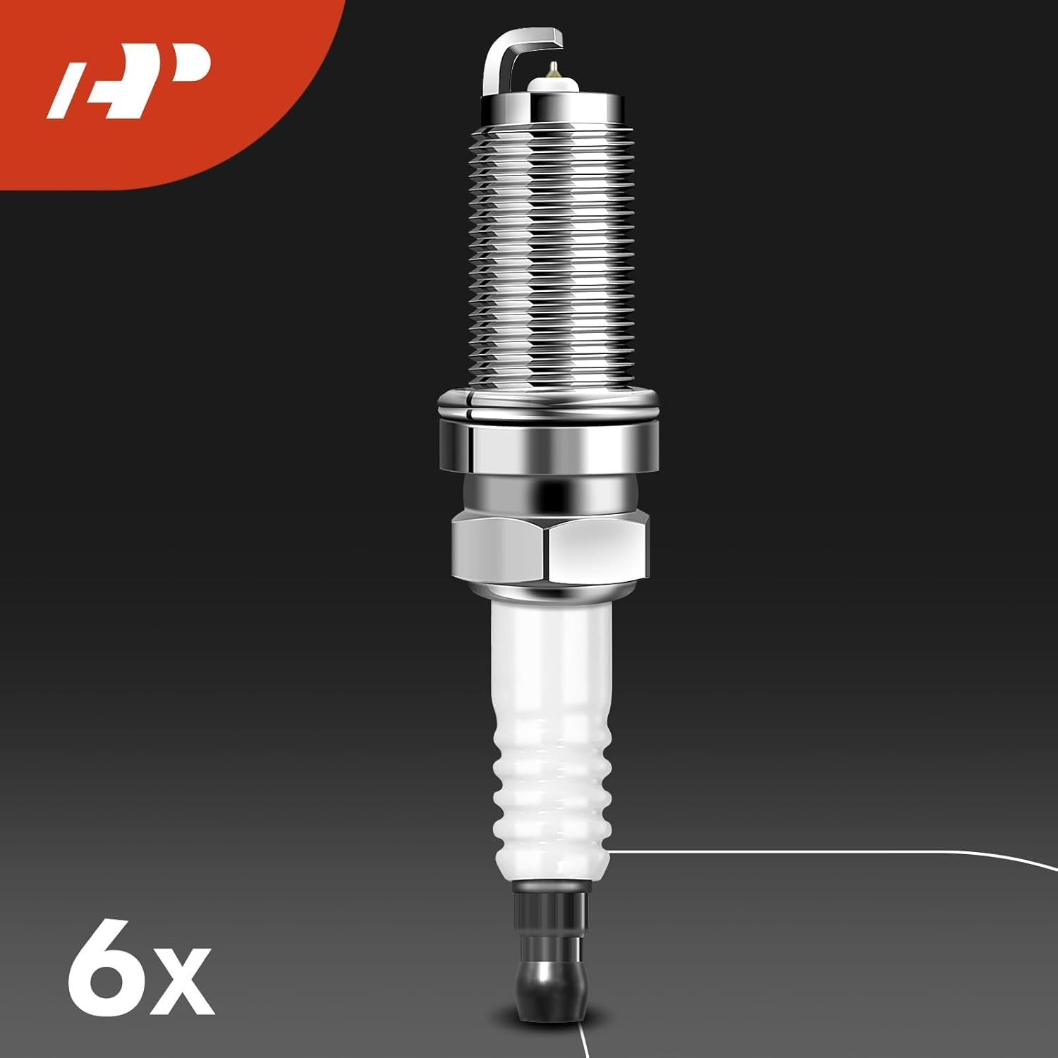 A-Premium Juego de 6 bobinas de encendido y bujías de iridio compatibles con Toyota 4Runner 2003-2009, Tundra 2005-2011, 4.0L