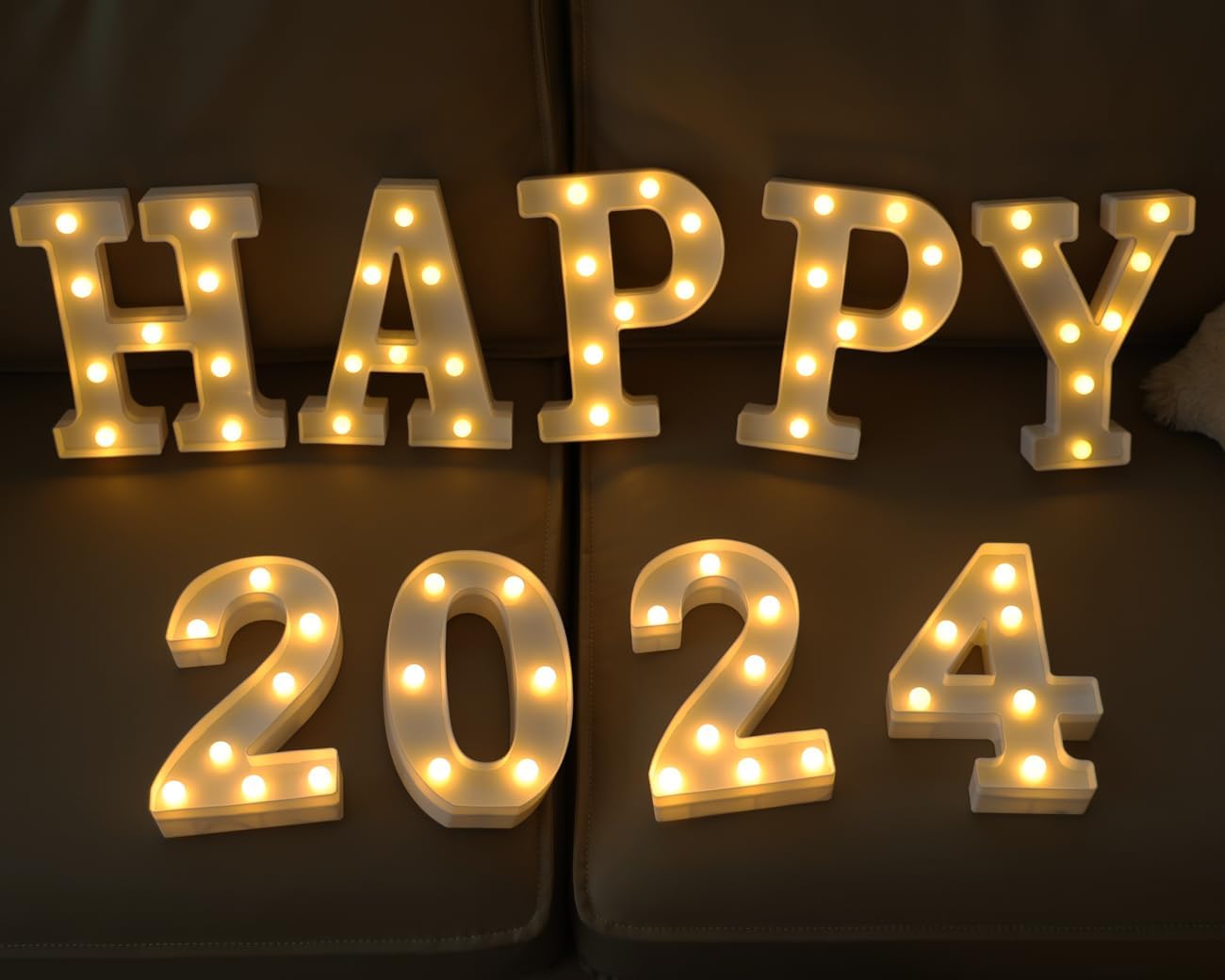 Letras iluminadas, letras LED, 26 letras del alfabeto, letras iluminadas decorativas, letras iluminadas que funcionan con pilas para fiestas, bares,