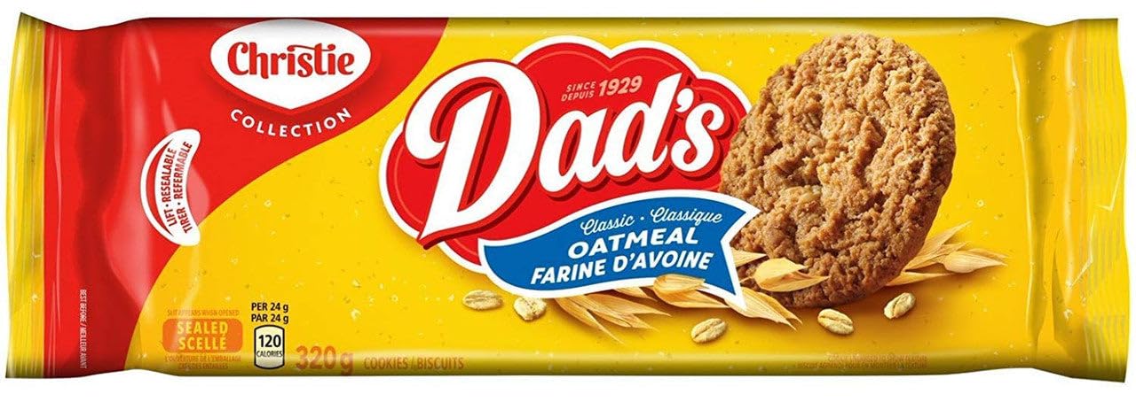 Galletas originales de avena para papás, 11.29 oz