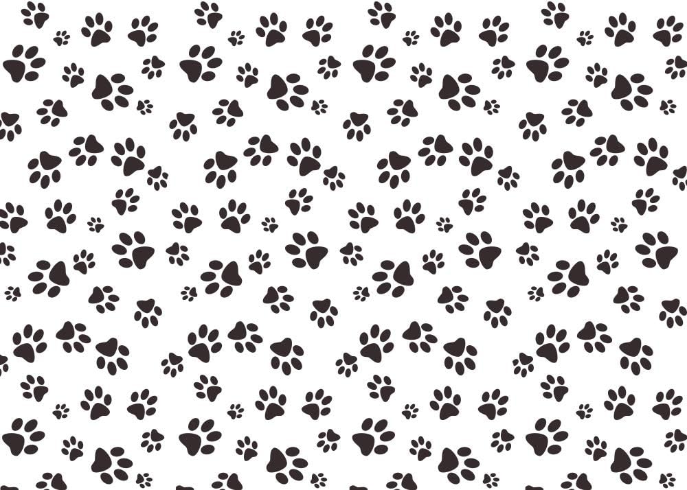 Dibujos animados con temática de pata de cachorro, fondo de fotografía para niños, niños, fiesta de cumpleaños, fondo de foto, baby shower,