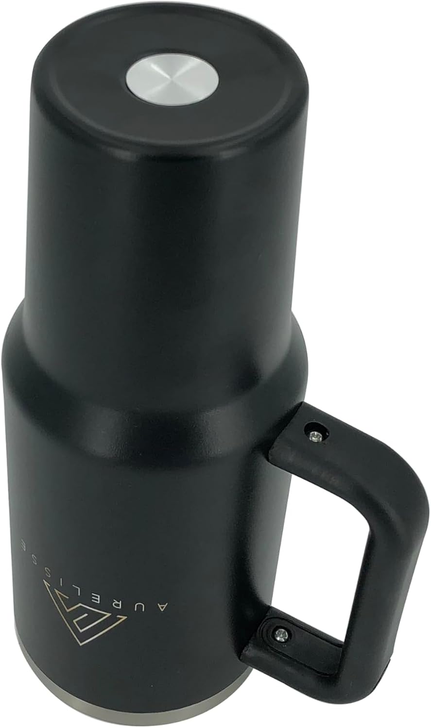 Vaso de 40 onzas con tapa con asa y popote a prueba de fugas aislado al vacío Quencher H2.0 botella de agua reutilizable de acero inoxidable grande