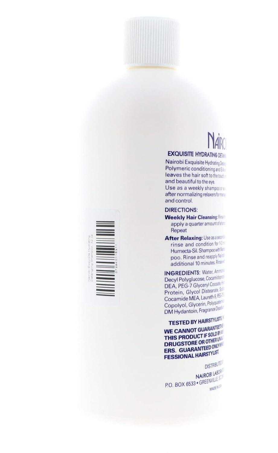 Nairobi Exquisito champú desenredante hidratante para unisex, 32 onzas por Nairobi