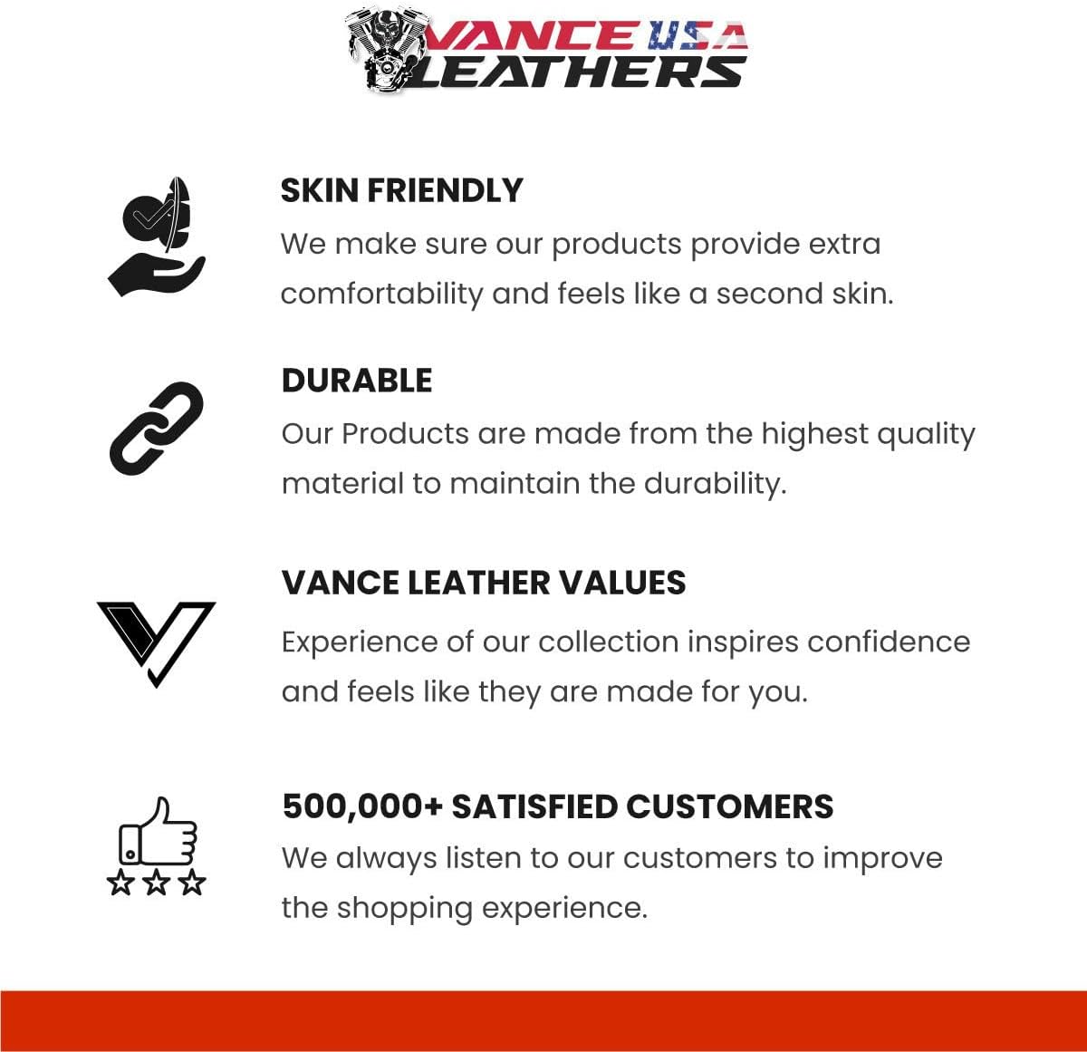 Vance Leather Chaqueta de cuero de vaca para hombre, forro aislante, con cordones laterales, clásico MC, motociclista, chaqueta de cuero negro