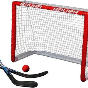 Bauer – Juego de portería de PVC para hockey sobre rodilla Bauer – Juego de portería de PVC para hockey sobre rodilla