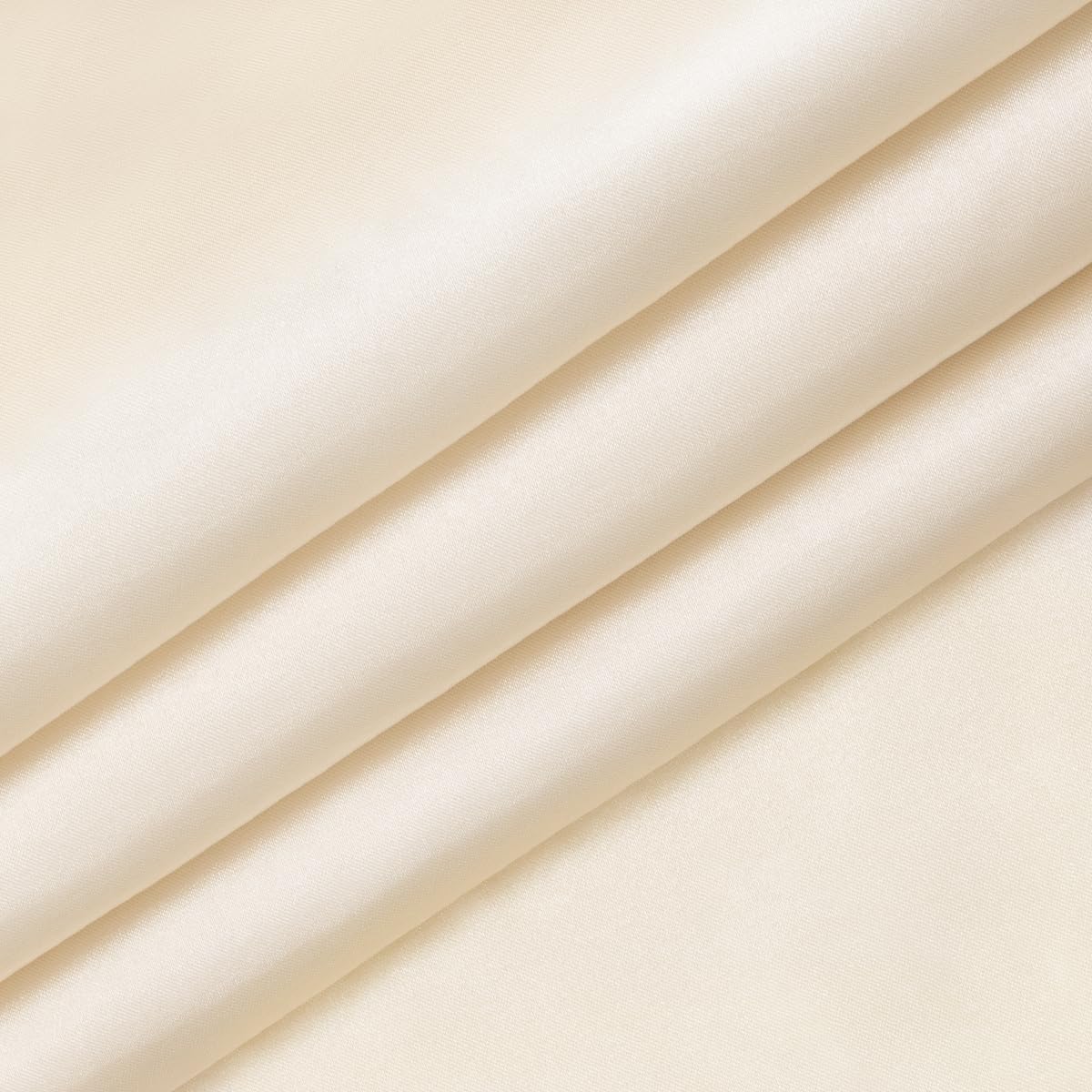 MLMW The Yard – Tela de satén suave y sedosa de 3 yardas y 60 pulgadas de ancho, tela de satén Charmeuse continua para vestidos de novia, costura,