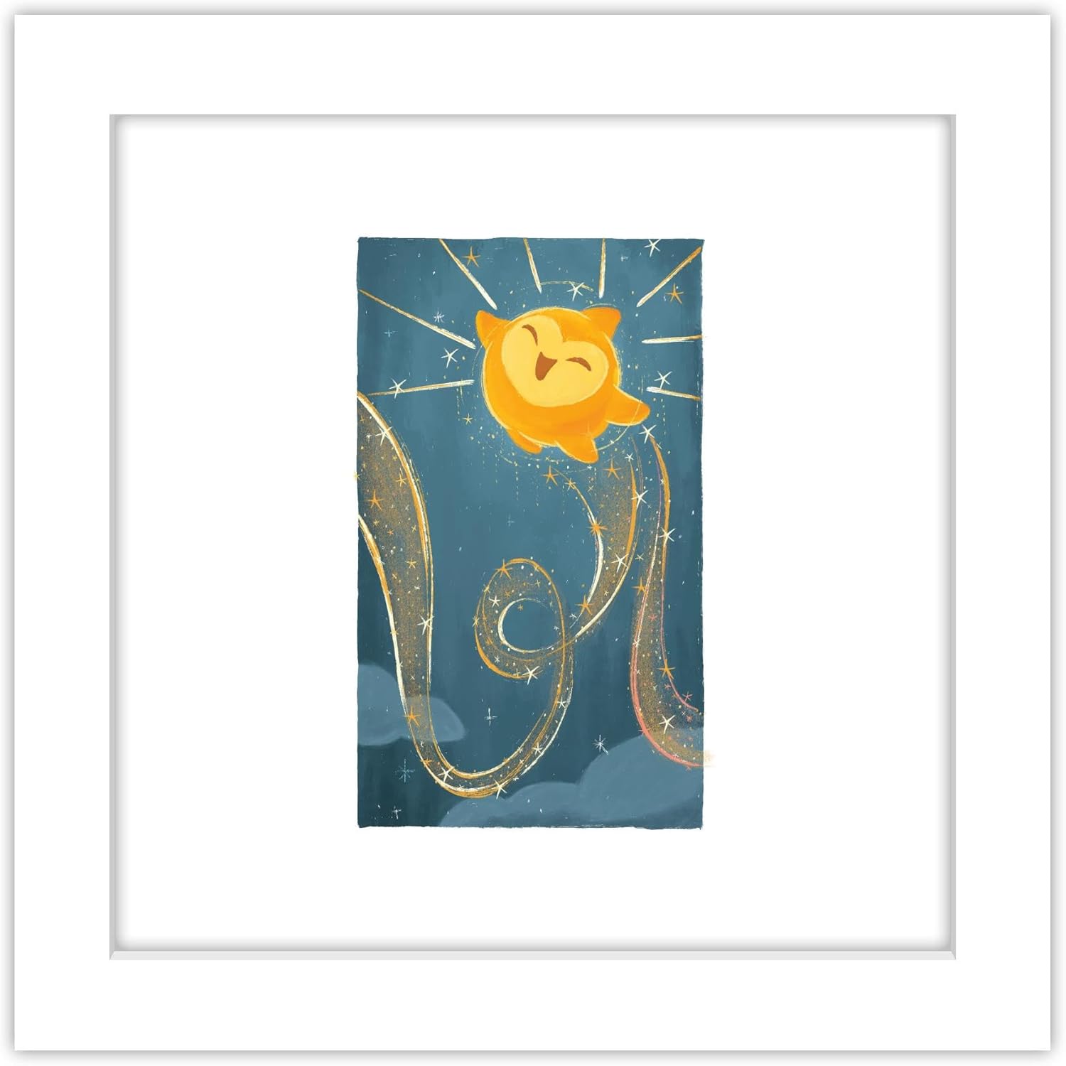 Trends International Gallery Pops Disney Wish – Wish Come True Panel #5 – Póster de pared, 12.00 x 12.00 pulgadas, versión de marco blanco