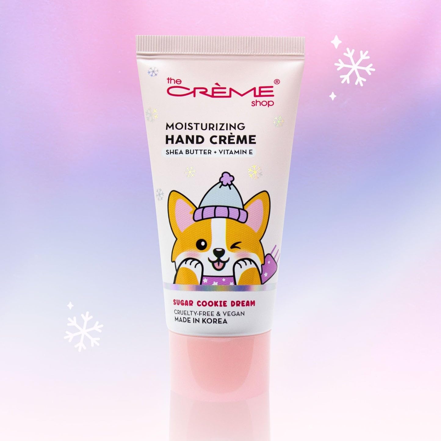 The Creme Shop – Crema de manos de manteca de karité enriquecida con vitamina E, hidratante de rápida absorción y no grasa para piel seca y opaca.