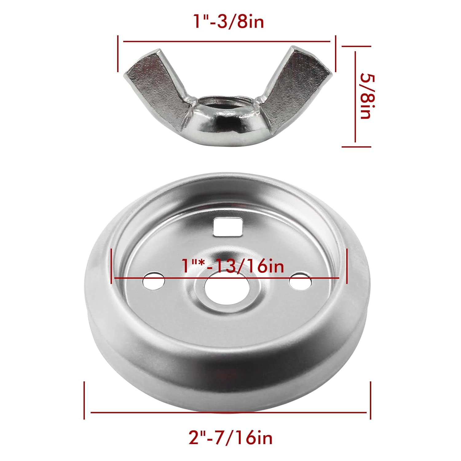 MENSI BBQ Barbecue Replacement Parts Charcoal Grill Pit Wood Smoker Temperature Gauge Thermometer for Weber Traveller Grills