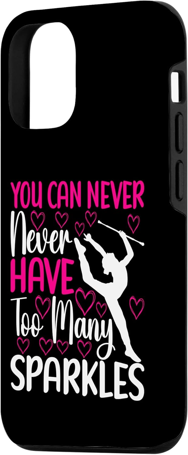 Funda para iPhone 14 Baton Twirling Outfit Majorette Baton Twirler