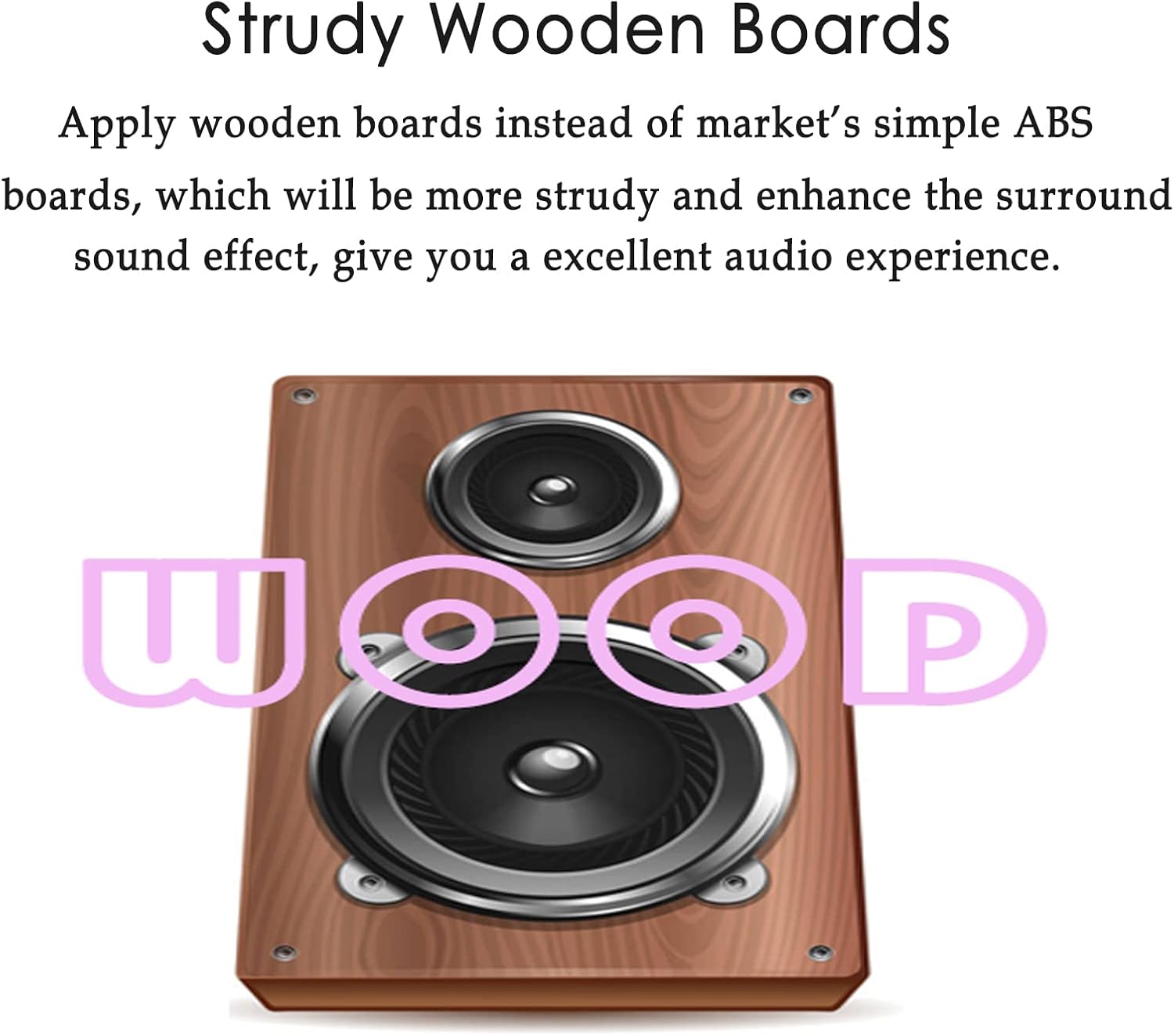 KaraMuizi Bluetooth Karaoke Machine for Kids and Adult, Mirror Surface Wooden Wireless Singing Speaker with 2 Microphones Dancing Light for Party