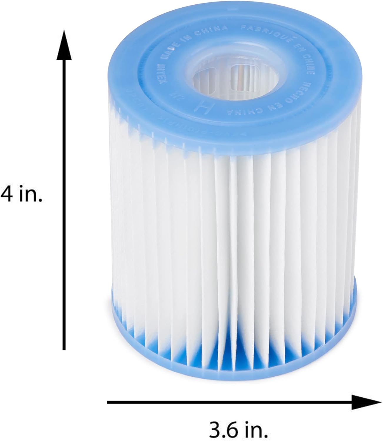 Intex Cartucho de filtro de repuesto tipo H Easy Set para piscinas (paquete de 10)