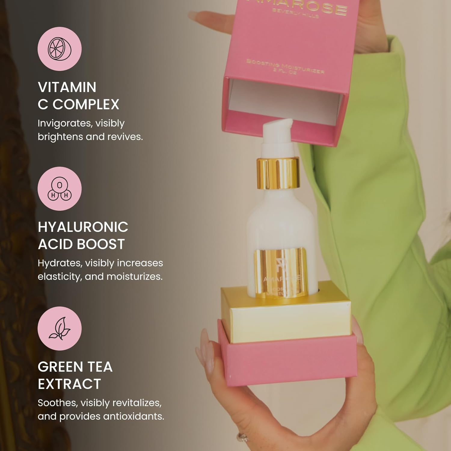 Hidratante facial con vitamina C, revela un resplandor juvenil con vitaminas hidratantes, hidratante facial hidratante para todo tipo de piel,