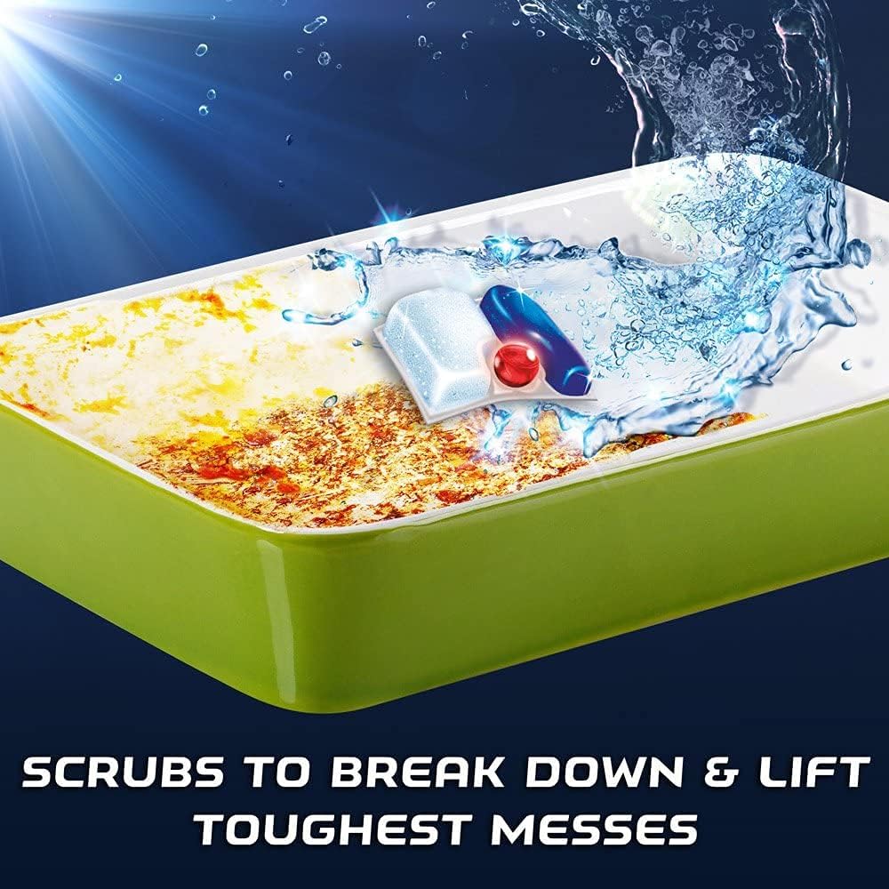 Set Finish – Quantum 82ct Detergente para lavavajillas Powerball Ultimate Clean & Shine Tabletas para lavar platos y Finish In-Wash Lavavajillas