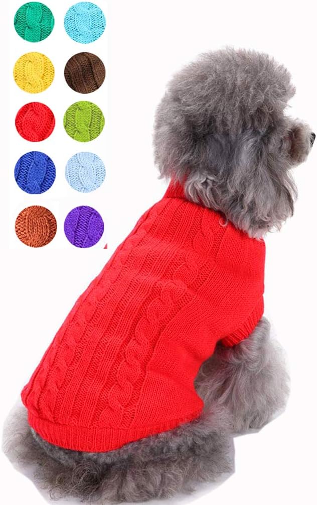 Suéter cálido para mascotas, gatos, cachorros y perros grandes, medianos o pequeños, para machos y hembras