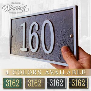Metal Address plaque, placa de dirección rectangular personalizada, de metal fundido. Cuatro colores disponibles! placa con número de la casa. Metal Address plaque, placa de dirección rectangular personalizada, de metal fundido. Cuatro colores disponibles! placa con número de la casa.
