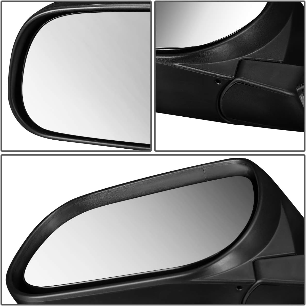 DNA Motoring OEM-MR-TO1320273 Estilo de fábrica Powered+Heated+Turn Signal Espejo de la puerta lateral izquierda Compatible con 09-12 Toyota Rav4
