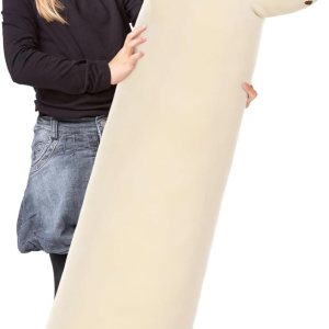 Karister Peluche de perro carlino gigante para niños de 43 pulgadas de largo, almohada corporal de felpa para cachorro, lindo regalo para amantes de Karister Peluche de perro carlino gigante para niños de 43 pulgadas de largo, almohada corporal de felpa para cachorro, lindo regalo para amantes de