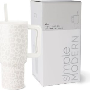 Simple Modern Vaso de 30 onzas con asa y tapa con pajilla, botella de agua reutilizable de acero inoxidable, taza aislada, taza de viaje, apta para Simple Modern Vaso de 30 onzas con asa y tapa con pajilla, botella de agua reutilizable de acero inoxidable, taza aislada, taza de viaje, apta para