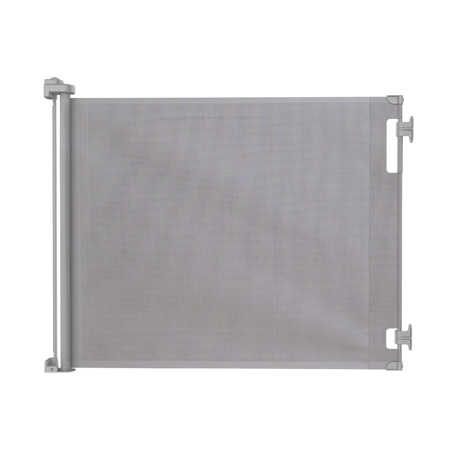 Puerta retráctil Perma Child Safety para bebé, 33 pulgadas de alto x 71 pulgadas de ancho, malla, para escaleras, puertas, perros, mascotas,