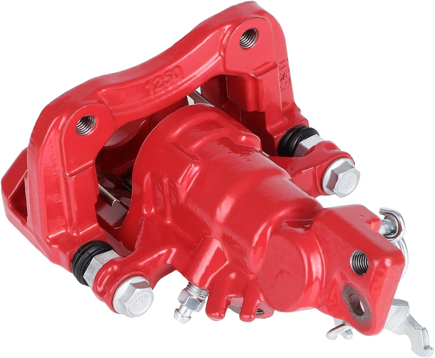 SCITOO Pinza de freno trasera izquierda con soporte 19-B2069 rojo compatible para Acura TSX 2004-2008 para Honda para Accord 1998-2007
