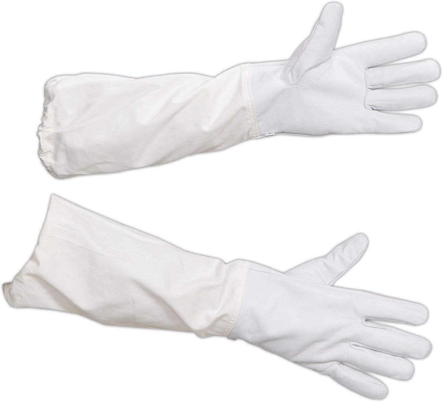 DOGMIL Traje de abeja profesional para hombres y mujeres con guantes de apicultor dos velos, protección para patio trasero profesional y