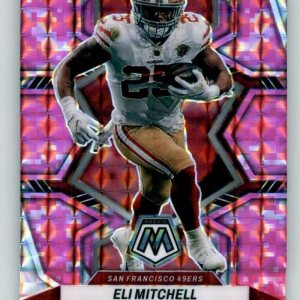 2022 Panini Mosaic Mosaic Camo Pink #176 Eli Mitchell San Francisco 49ers NFL Football Trading Card 2022 Panini Mosaic Mosaic Camo Pink #176 Eli Mitchell San Francisco 49ers NFL Football Trading Card