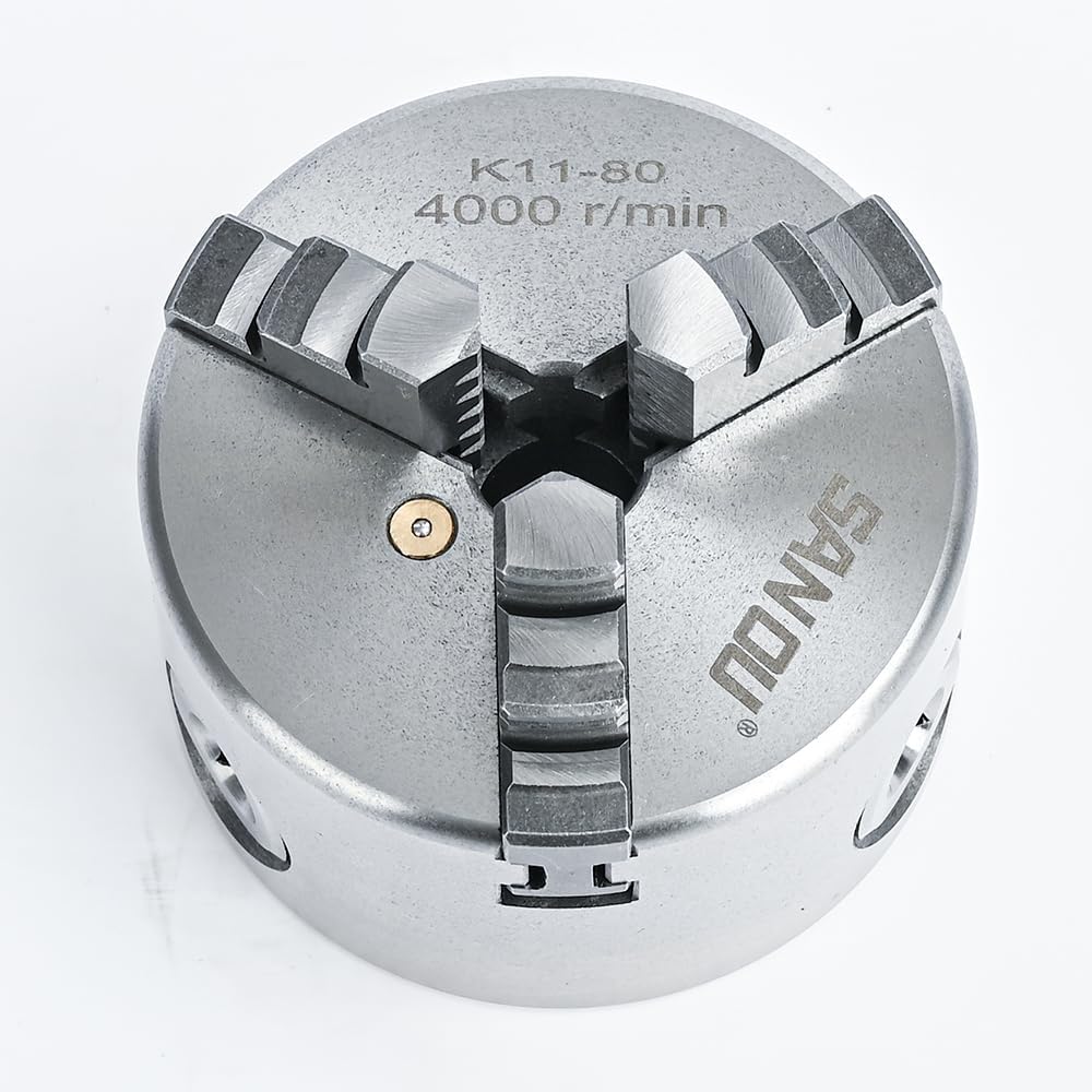 Mini torno Chuck 3.150 in 3 mandíbula auto centrado Chuck K11-80 SAN OU Manual Metal Torno Chuck 3 ” para mini torno