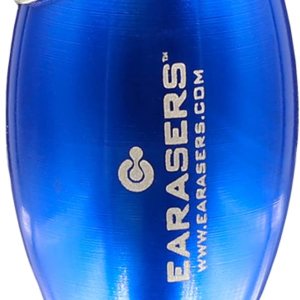 EARasers Tapones para los oídos llavero estuche de transporte – Tapones para los oídos impermeables de aluminio y soporte para pastillas (azul) EARasers Tapones para los oídos llavero estuche de transporte – Tapones para los oídos impermeables de aluminio y soporte para pastillas (azul)